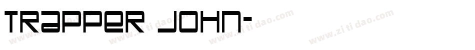 Trapper John字体转换